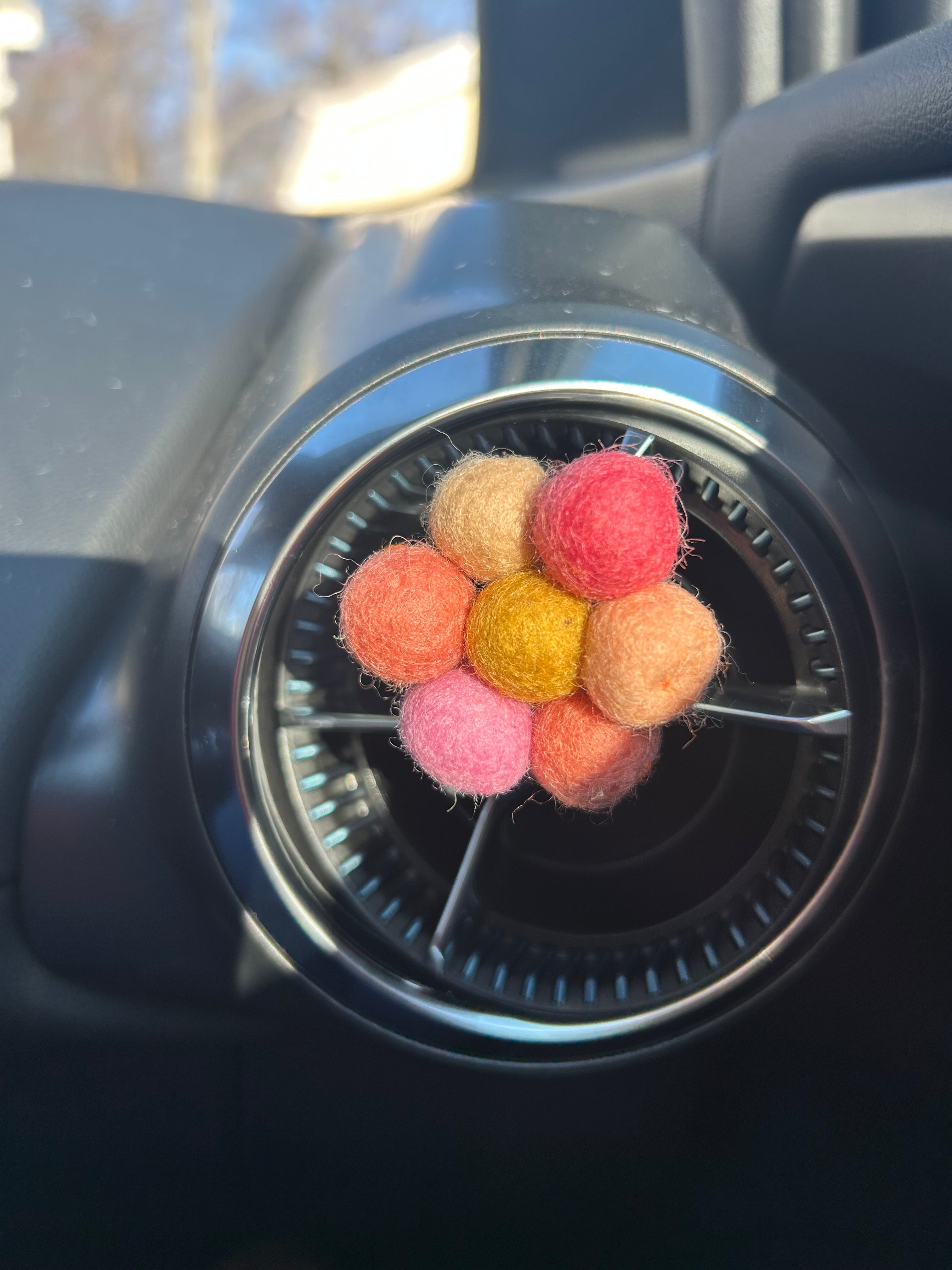 Red Daisy Car Freshies