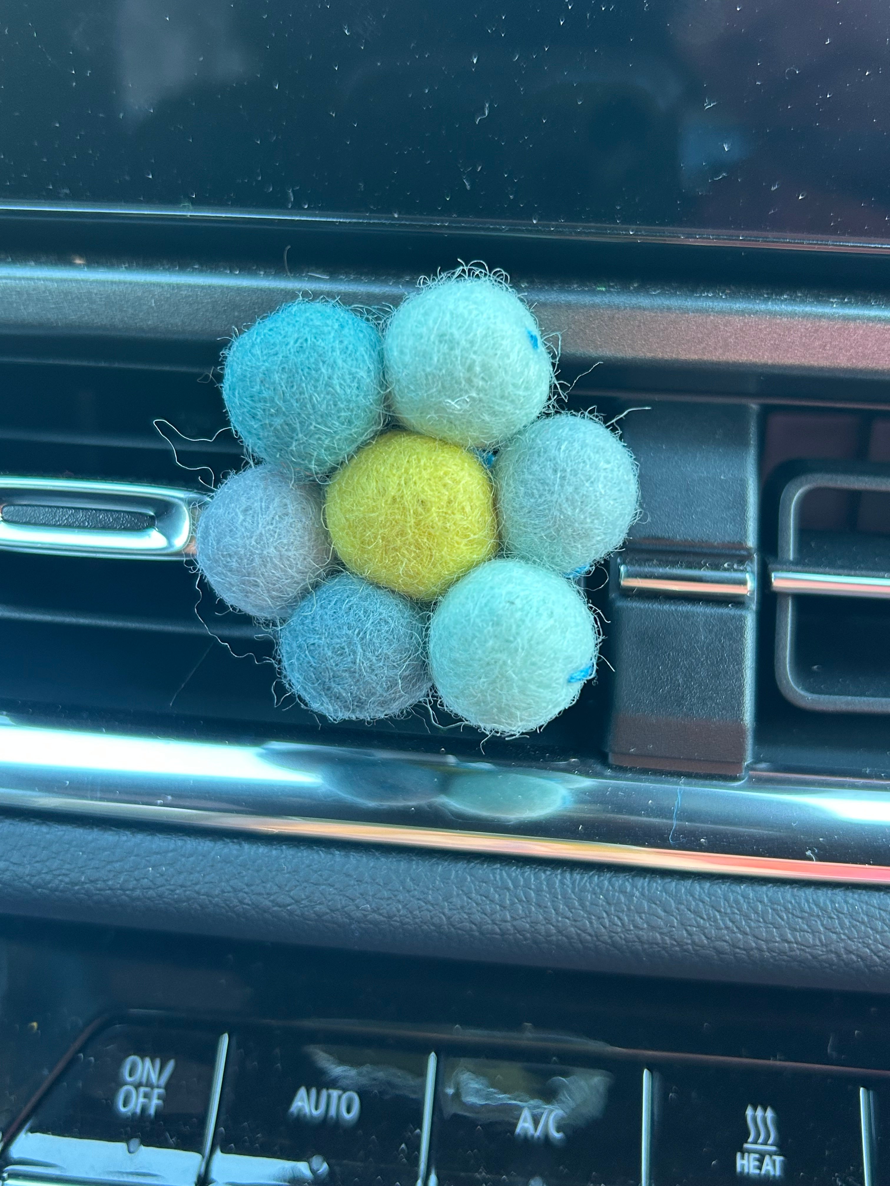Blue Daisy Car Freshie